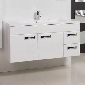 Тумба с раковиной Акватон Диор 120 белая