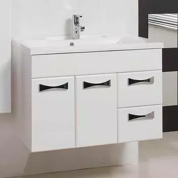 Тумба с раковиной Акватон Диор 80 белая