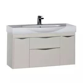 Тумба с раковиной Aquanet Франка 105 слоновая кость