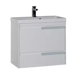 Тумба с раковиной Aquanet Тиволи 70 белая
