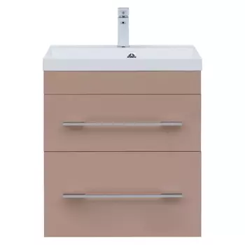 Тумба с раковиной Aquanet Верона 58 00308387 капучино