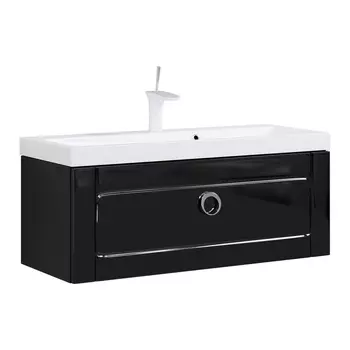 Тумба с раковиной Aqwella 5 Stars Инфинити Т10/001/BLK черный