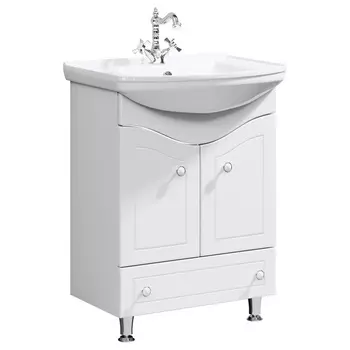 Тумба с раковиной Aqwella Франческа Т6 белый