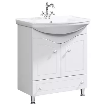 Тумба с раковиной Aqwella Франческа Т7 белый