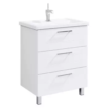 Тумба с раковиной Aqwella Манчестер Т7/3 белый