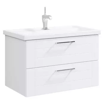 Тумба с раковиной Aqwella Манчестер Т8/2 белый