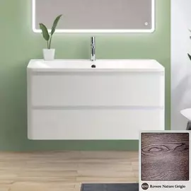 Тумба с раковиной Belbagno Albano 1000-2C-SO-RNG Rovere Nature Grigio