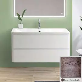 Тумба с раковиной Belbagno Albano 800-2C-SO-RNG Rovere Nature Grigio