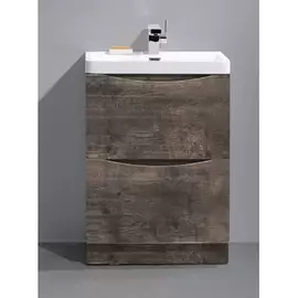 Тумба с раковиной BelBagno Ancona N 600-2C-PIA-RW Rovere Moro