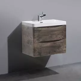 Тумба с раковиной Belbagno Ancona N 600-2C-SO-RW Rovere Moro