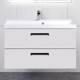 Тумба с раковиной BelBagno Aurora 900-2C-SO-BO Bianco Opaco