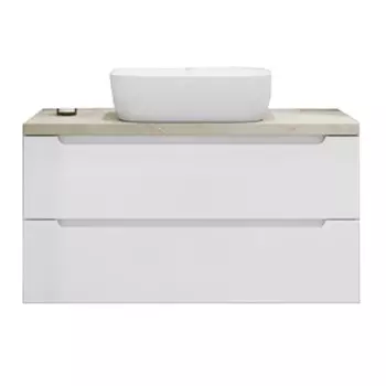 Тумба с раковиной BelBagno ETNA100BL-KEPMCO-1302-SET
