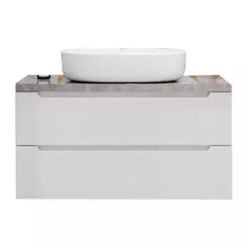 Тумба с раковиной BelBagno ETNA100BL-KEPMGL-1084-SET