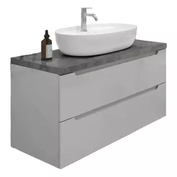 Тумба с раковиной BelBagno ETNA100BL-KEPMGL-1346-SET