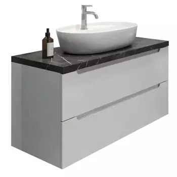 Тумба с раковиной BelBagno ETNA100BL-KEPMNO-1346-SET