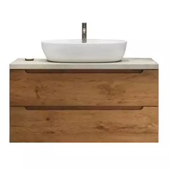 Тумба с раковиной BelBagno ETNA100RN-KEPMCO-1346-SET матовая