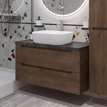 Тумба с раковиной BelBagno ETNA100RW-KEPMNO-1302-SET матовая