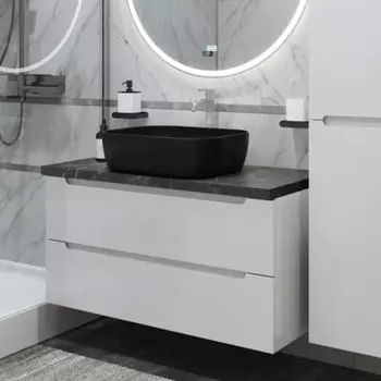 Тумба с раковиной BelBagno ETNA80BL-KEPMNO-1302H301-SET