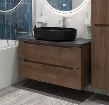 Тумба с раковиной BelBagno ETNA80RW-KEPMNO-1084H301-SET матовая