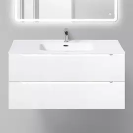 Тумба с раковиной BelBagno Etna 1000-2C-SO-BL-P Bianco Lucido
