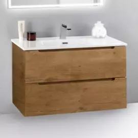 Тумба с раковиной BelBagno Etna 39-700/390-2C-SO-RN-P Rovere Nature