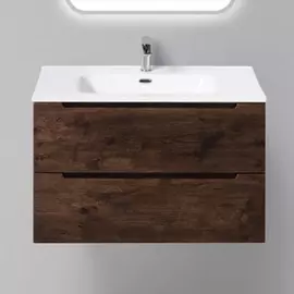 Тумба с раковиной BelBagno Etna 800-2C-SO-RW-P Rovere Moro