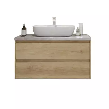 Тумба с раковиной BelBagno KRAFT100RNN-KEPMGL-1346-SET матовая