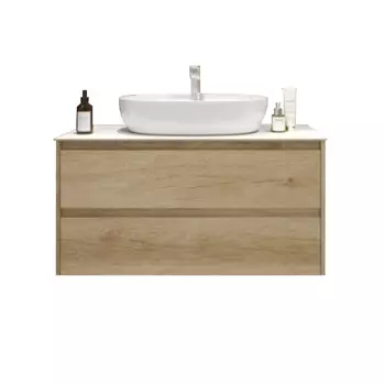 Тумба с раковиной BelBagno KRAFT100RNN-KEPMNO-1346-SET матовая