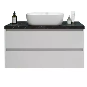 Тумба с раковиной BelBagno KRAFT80BO-KEPMNO-1302-SET матовая