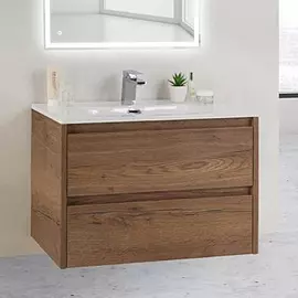 Тумба с раковиной BelBagno Kraft 39-700/390-2C-SO-PP Pino Pasadena