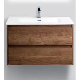 Тумба с раковиной BelBagno Kraft 800-2C-SO-RT Rovere Tabacco