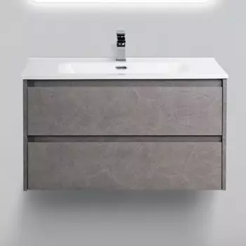 Тумба с раковиной BelBagno Kraft 900-2C-SO-PG Pietra Grigio