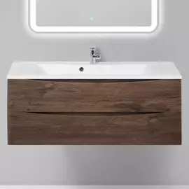 Тумба с раковиной BelBagno Marino 1200-2C-SO-RW-P Rovere Moro
