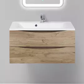 Тумба с раковиной BelBagno Marino 900-2C-SO-RN-P Rovere Nature