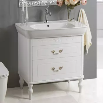 Тумба с раковиной Belbagno Prado 800-2C-PIA1-BL Bianco Lucido