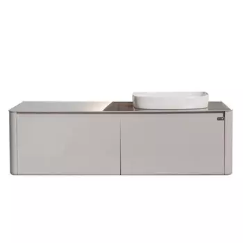 Тумба с раковиной Black&White Universe 140 9151401 правая