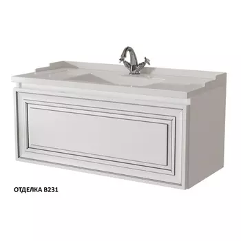 Тумба с раковиной Caprigo Понца 100 цвет B231