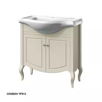 Тумба с раковиной Caprigo Верона 80 две двери цвет L813