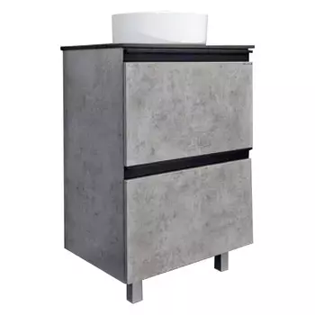 Тумба с раковиной Comforty Эдинбург 60 00-00004767 бетон светлый