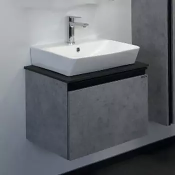 Тумба с раковиной Comforty Эдинбург 60 00-00001928 бетон светлый