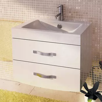 Тумба с раковиной Comforty Лаура 75-2 белая