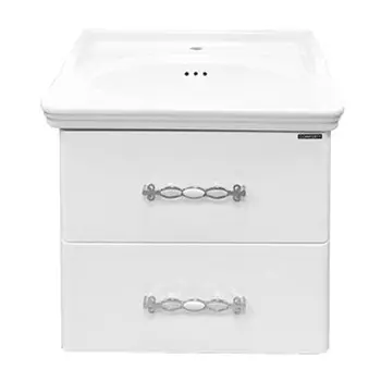 Тумба с раковиной Comforty Неаполь 65 белая