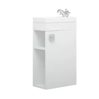 Тумба с раковиной Corozo Комо 40 белая