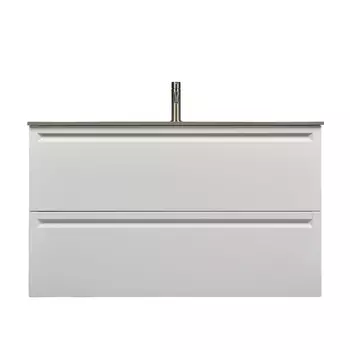 Тумба с раковиной Inda Piccadilly 100MW Cemento матовая