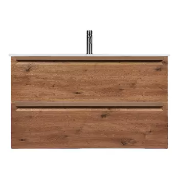 Тумба с раковиной Inda Piccadilly 80RC Kona дуб каштановый