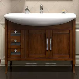 Тумба с раковиной Opadiris Мираж 100 светлый орех