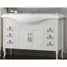 Тумба с раковиной Opadiris Мираж 120 слоновая кость