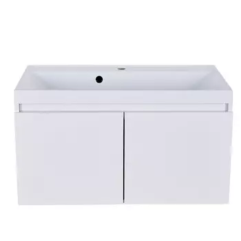 Тумба с раковиной Orange Квадро 80,5 KV-80TUW+Racl