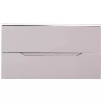 Тумба с раковиной Orange Line Li-100TuL+Ra латте матовый