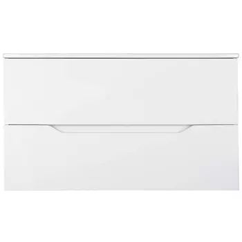 Тумба с раковиной Orange Line Li-100Tuw+Ra белый матовый